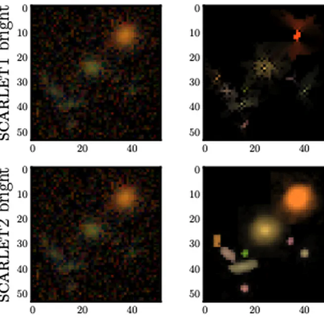 Score-matching neural networks for improved multi-band source separation. Astronomy and Computing